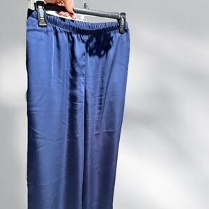 Straight Leg Satin Pull On Pants